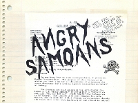 ANGRY SAMOANS Metal Mike Scrapbook 1981 – P.J. Galligan on Lead Guitar Page 7